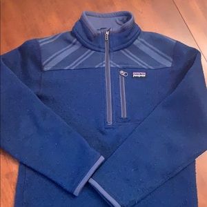 Boys Patagonia fleece pullover